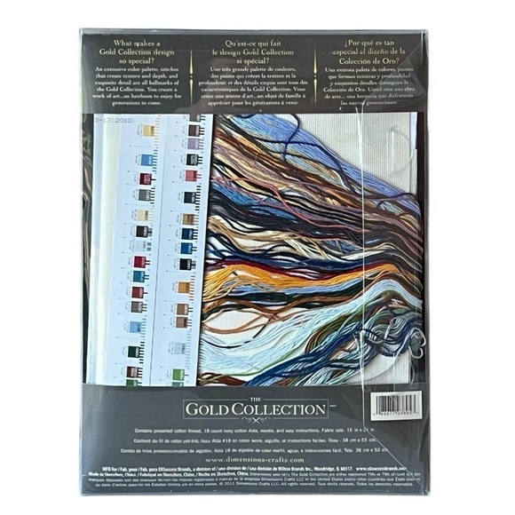 Dimensions Rocky Point Lighthouse Counted Cross Stitch Kit Needlepoint New NWT - Picture 3 of 4